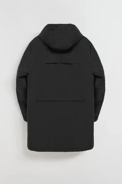 Polo Club Vestes*Manteau matelassé avec capuche et écusson bicolore Noir