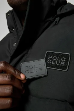 Polo Club Vestes*Manteau Courchevel à capuche amovible et détails Noir