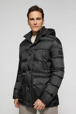 Polo Club Vestes*Manteau Greenwich avec poches et capuche fixe avec détails Noir