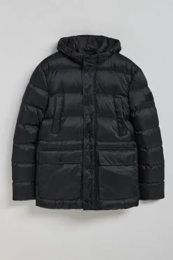 Polo Club Vestes*Manteau Greenwich avec poches et capuche fixe avec détails Noir