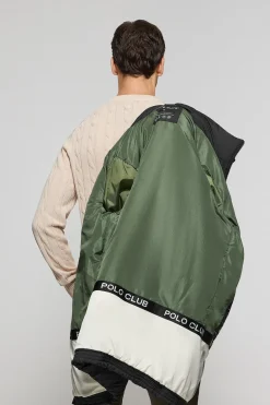 Polo Club Vestes*Manteau Staten à capuche amovible et détails Noir