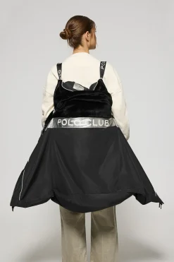 Polo Club Vestes*Manteau Polar avec capuche fixe et détails Noir