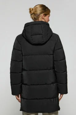 Polo Club Vestes*Manteau Roma couleur e avec capuche amovible et détails Noir