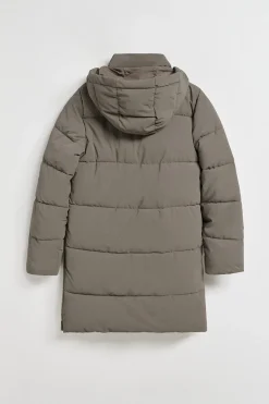 Polo Club Vestes*Manteau Roma couleur avec capuche amovible et détails Taupe