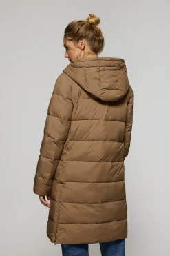 Polo Club Vestes*Manteau Siena marron à capuche fixe et détails Brun