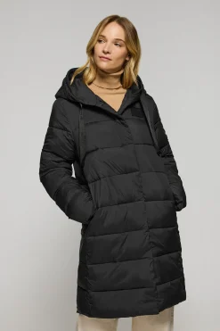 Polo Club Vestes*Manteau Siena à capuche fixe et détails Noir