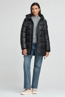 Polo Club Vestes*Manteau Silvon Coat avec logo Noir