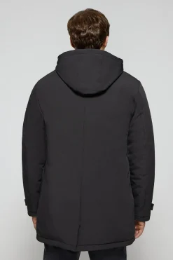 Polo Club Vestes*Manteau Soho classique bleu marine avec capuche amovible et détails Noir
