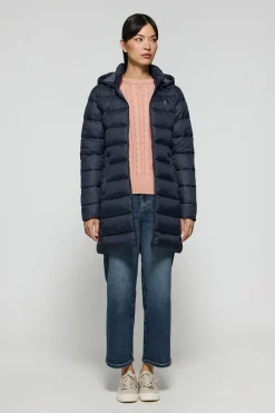 Polo Club Vestes*Manteau Suzette ultralight avec broderie Rigby Go Bleu Marine