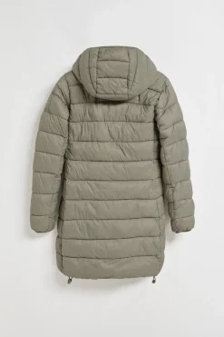 Polo Club Vestes*Manteau ultralight couleur taupe Cecilia à capuche amovible et broderie PC Beige