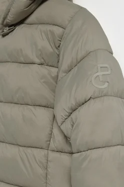 Polo Club Vestes*Manteau ultralight couleur taupe Cecilia à capuche amovible et broderie PC Beige
