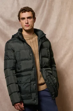 Polo Club Vestes*Manteau Greenwich avec poches et capuche fixe avec détails Vert