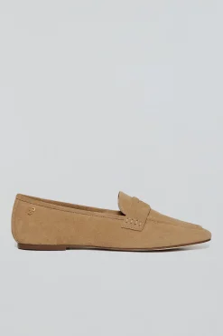 Polo Club Chaussures*Mocassins Antonella en croûte de cuir avec des détails métallisés Camel