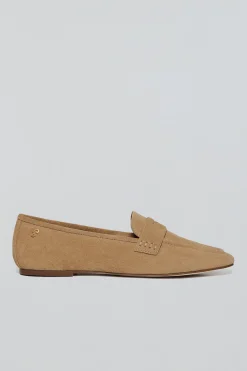 Polo Club Chaussures*Mocassins Antonella en croûte de cuir avec des détails métallisés Camel