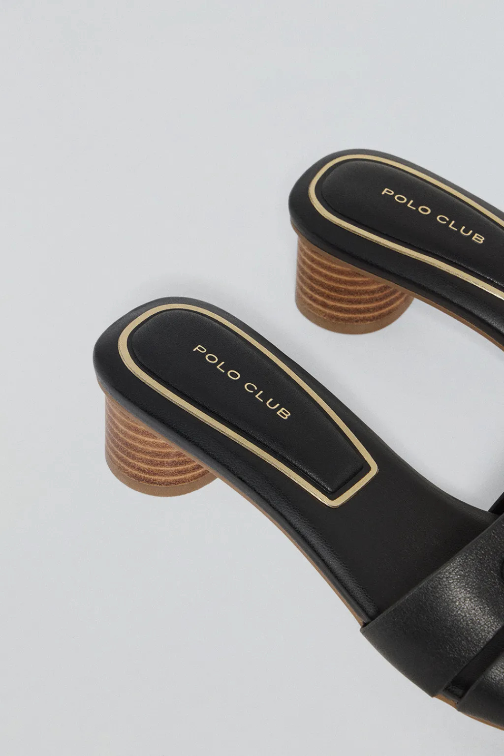 Polo Club Chaussures*Mule à talon Giorgia e avec un détail métallisé Noir