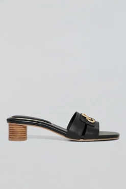 Polo Club Chaussures*Mule à talon Giorgia e avec un détail métallisé Noir