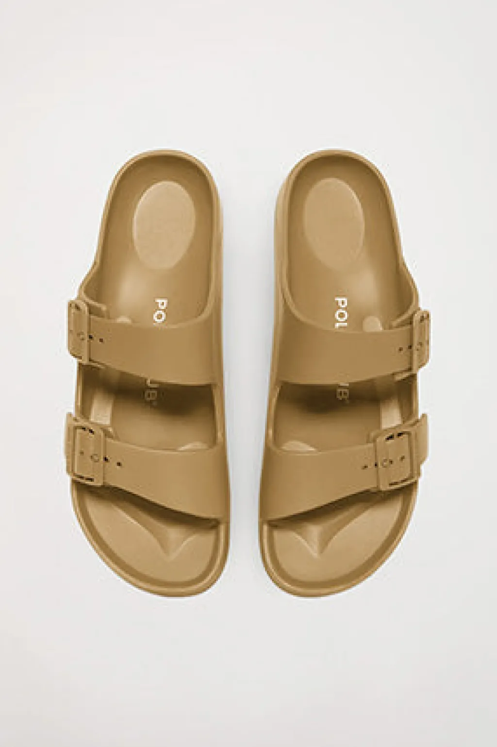 Polo Club Chaussures*Nu-pieds bio pour femme à boucles Camel
