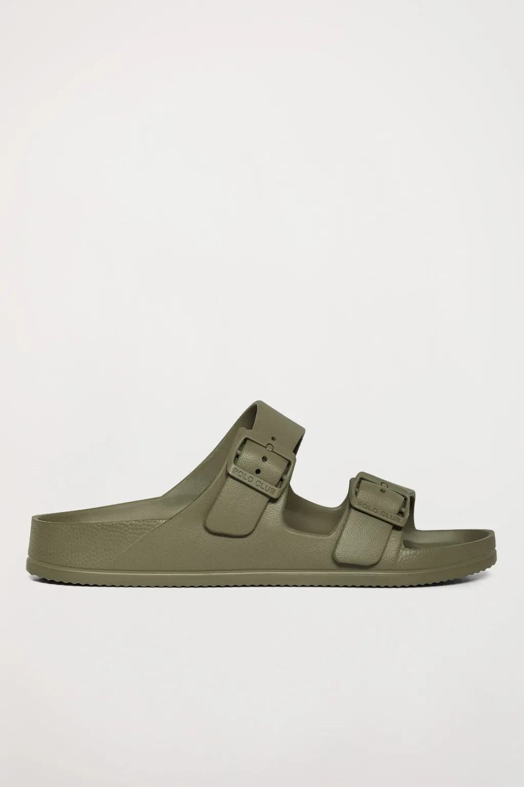 Polo Club Chaussures*Nu-pieds bio pour femme à boucles Kaki