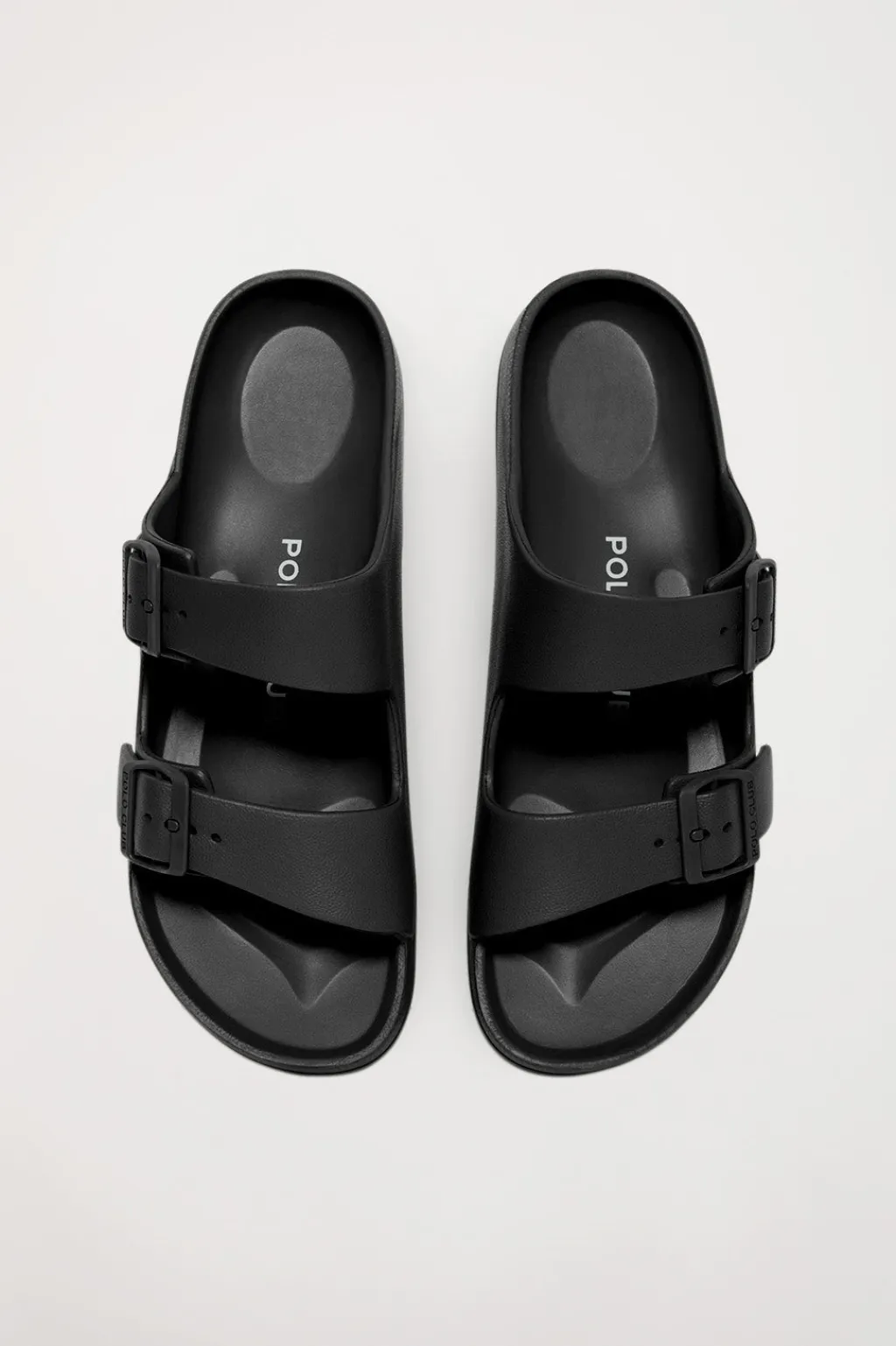 Polo Club Chaussures*Nu-pieds bio s pour homme à boucles Noir