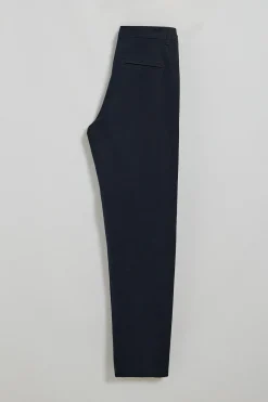 Polo Club Pantalons*Pantalon chino May avec broderie sur une poche minimaliste Bleu Marine