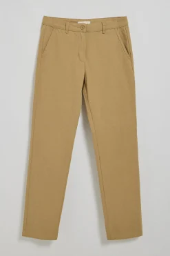 Polo Club Pantalons*Pantalon chino May couleur avec broderie sur une poche minimaliste Sable