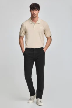 Polo Club Pantalons*Pantalon chino slim Moore Noir