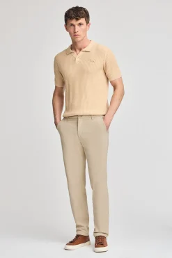 Polo Club Pantalons*Pantalon chino Vanya avec broderie Beige