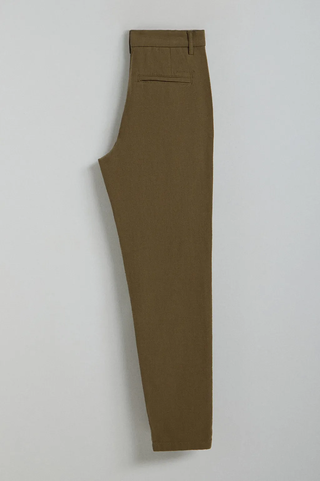 Polo Club Pantalons*Pantalon Cuba en lin et coton vert avec détails brodés Kaki