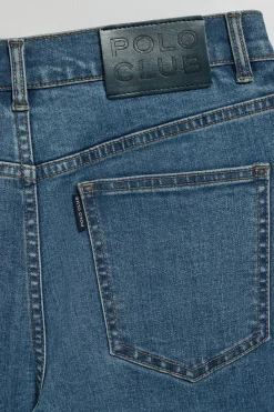 Polo Club Pantalons*Pantalon en bleu Tanya avec détails Denim