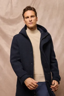 Polo Club Vestes*Parka à capuche Clay avec détails Bleu Marine