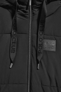 Polo Club Vestes*Parka e Buenos Aires à capuche fixe et détails Noir