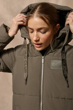 Polo Club Vestes*Parka e Buenos Aires à capuche fixe et détails Vert