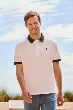Polo Club Polos*Polo à manches courtes Dareh avec broderie Rigby Go Blanc