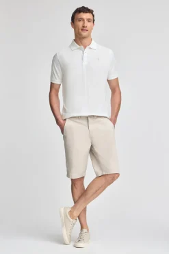 Polo Club Polos*Polo en piqué à manches courtes avec broderie Rigby Best Blanc