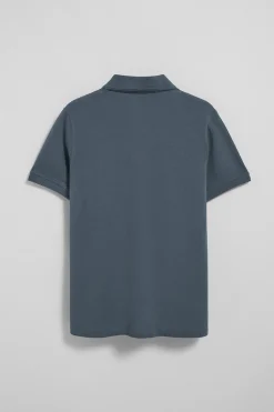 Polo Club Polos*Polo bleu à manches courtes avec logo brodé Rigby Go Denim