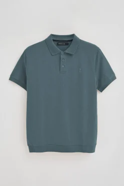 Polo Club Polos*Polo bleu avec broderie Rigby Go Denim