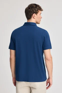 Polo Club Polos*Polo en piqué à manches courtes avec broderie Rigby Best Bleu Indigo