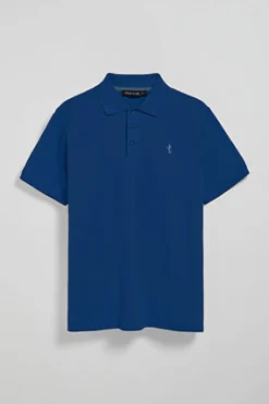 Polo Club Polos*Polo en piqué à manches courtes avec broderie Rigby Best Bleu Indigo