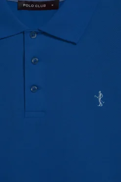 Polo Club Polos*Polo en piqué à manches courtes avec broderie Rigby Best Bleu Indigo