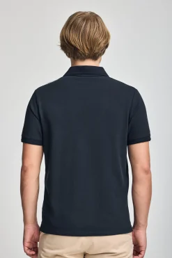 Polo Club Polos*Polo à manches courtes et trois boutons avec logo brodé Rigby Go Bleu Marine