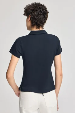 Polo Club Polos*Polo à manches courtes en coton avec broderie Rigby Best Bleu Marine