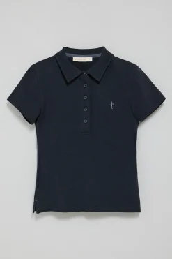 Polo Club Polos*Polo à manches courtes en coton avec broderie Rigby Best Bleu Marine