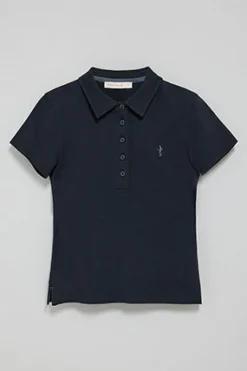 Polo Club Polos*Polo à manches courtes en coton avec broderie Rigby Best Bleu Marine