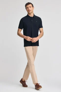 Polo Club Polos*Polo en piqué à manches courtes avec broderie Rigby Best Bleu Marine