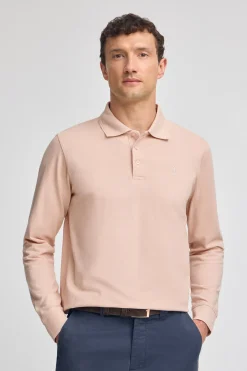 Polo Club Polos*Polo couleur en piqué à manches longues avec broderie Rigby Best Maquillage