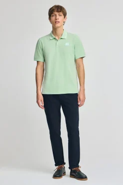 Polo Club Polos*Polo couleur à manches courtes et deux boutons sur la poitrine Menthe