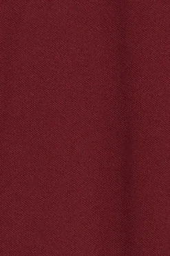 Polo Club Polos*Polo granate de manga corta y tres botones con logo bordado Rigby Go Grenat