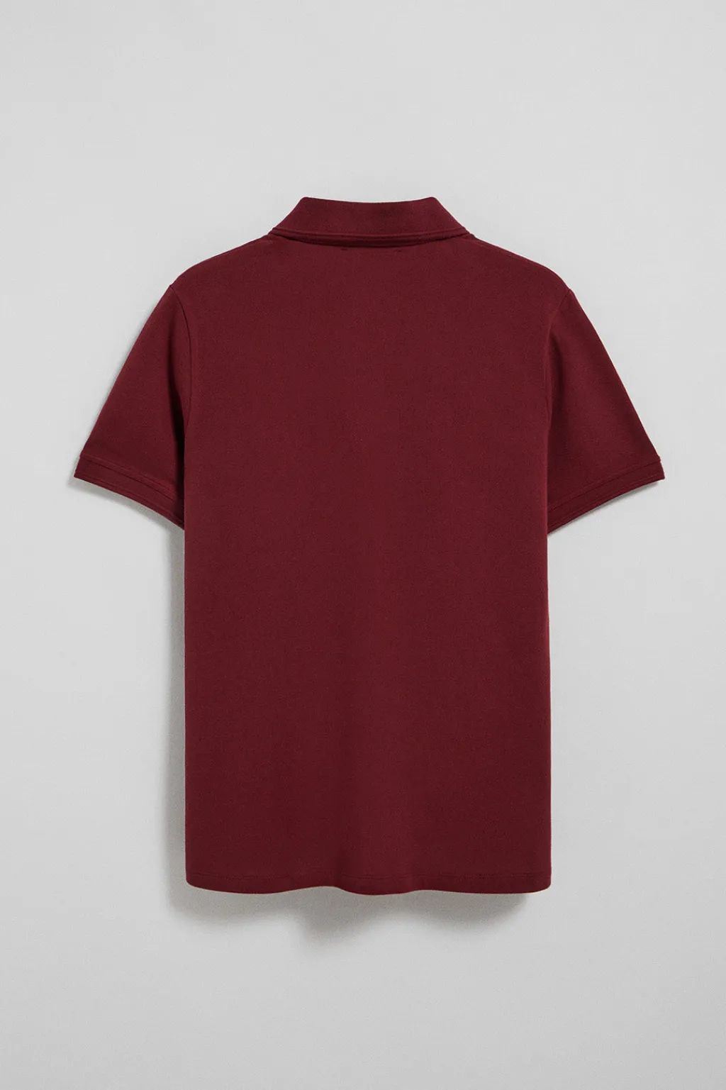 Polo Club Polos*Polo granate de manga corta y tres botones con logo bordado Rigby Go Grenat