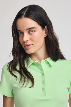 Polo Club Polos*Polo à manches courtes en coton avec broderie Rigby Best Menthe