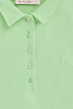Polo Club Polos*Polo à manches courtes en coton avec broderie Rigby Best Menthe
